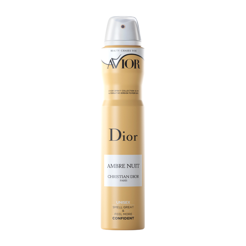 اسپری بدن آمبر نویر دیور آویور | الهام‌گرفته از Dior Ambre Nuit