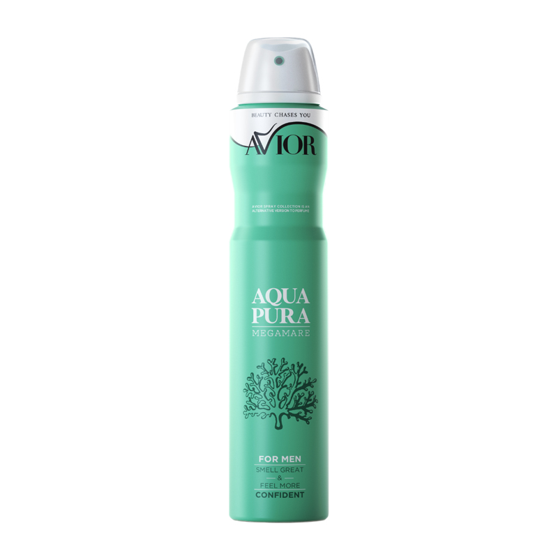 اسپری بدن مگاماره آکوا پورا اویور | Avior Megamare Aqua Pura Body Spray یونیسکس